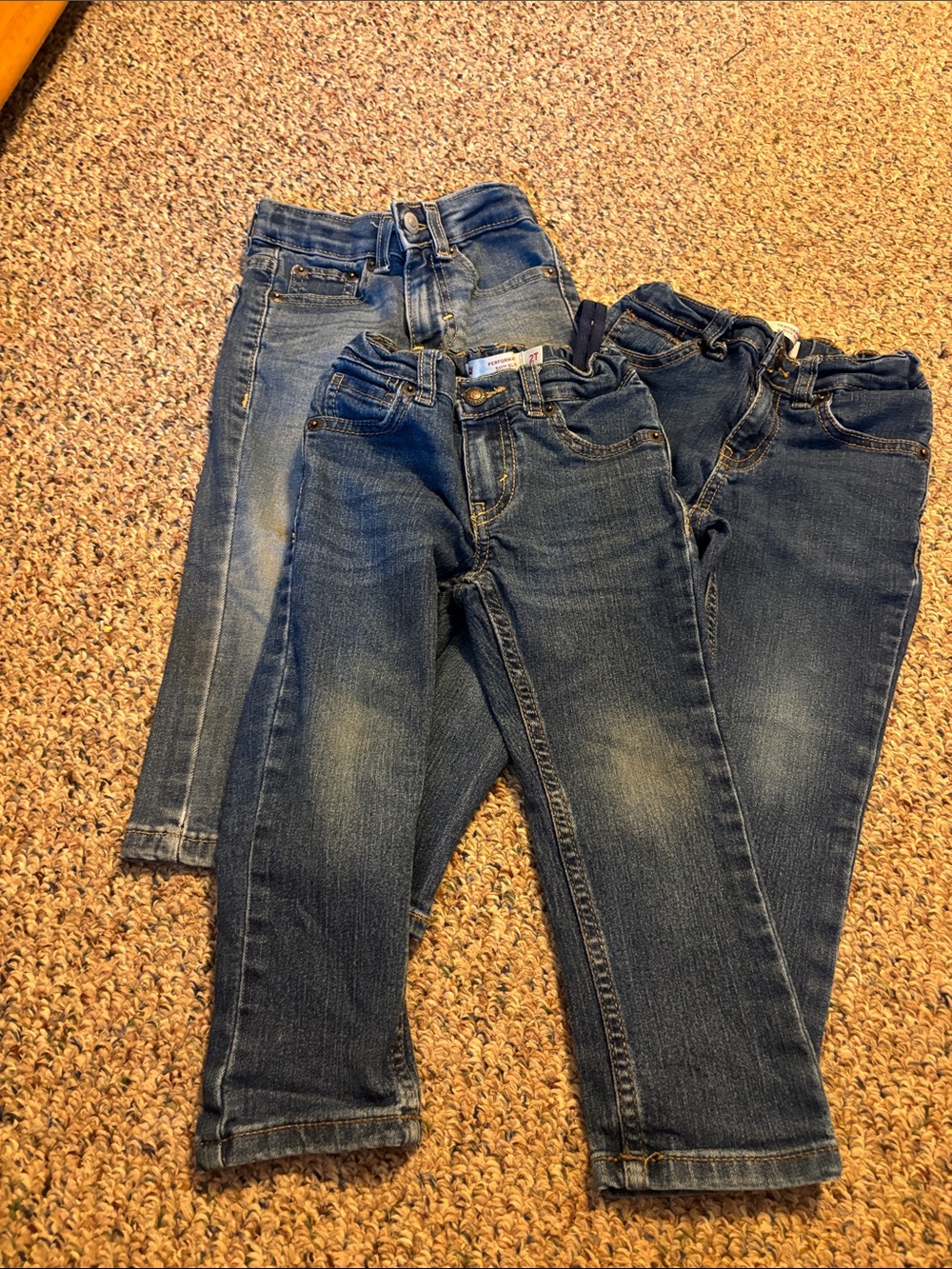Levi's Kids Blue Denim Jeans Trio